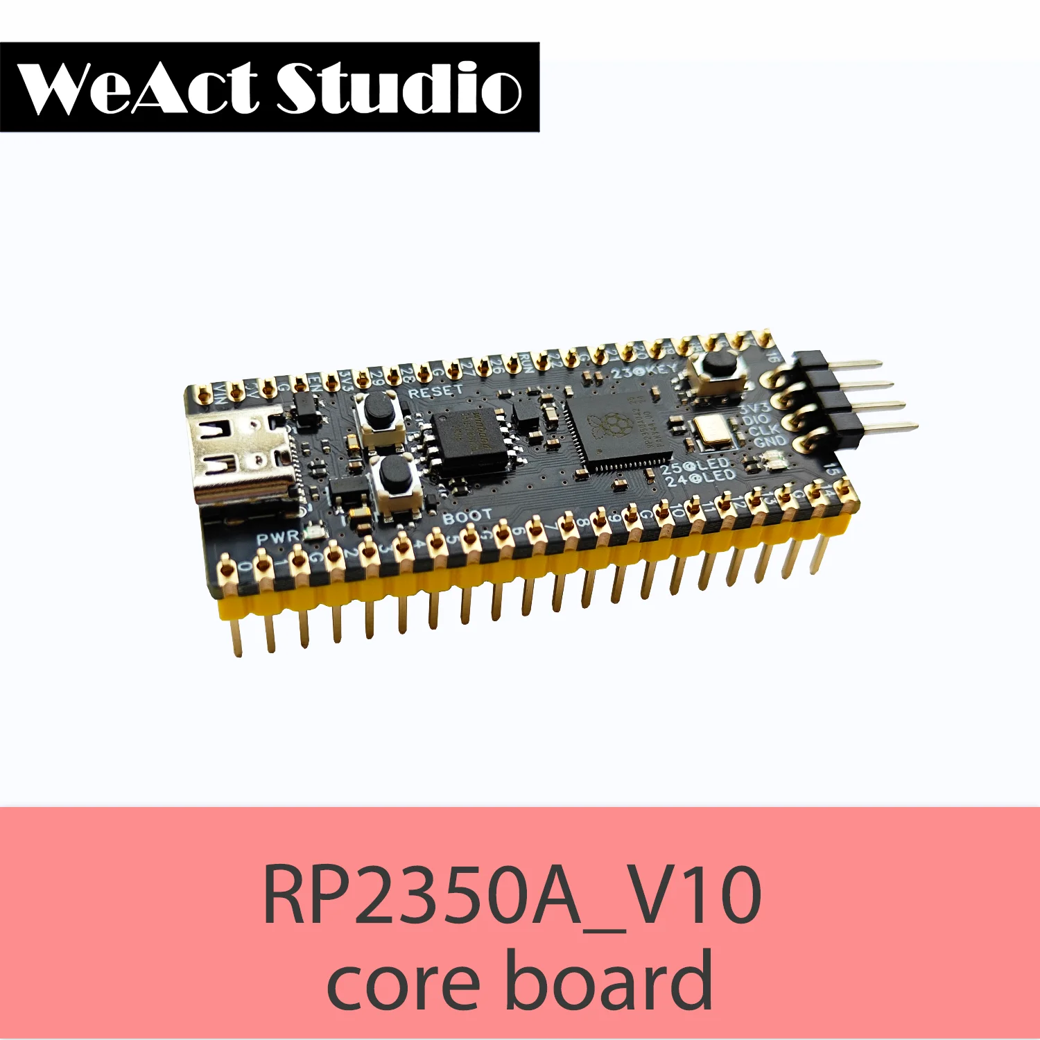 Weact rp2350a_v10 полностью контактный - Фотография_4