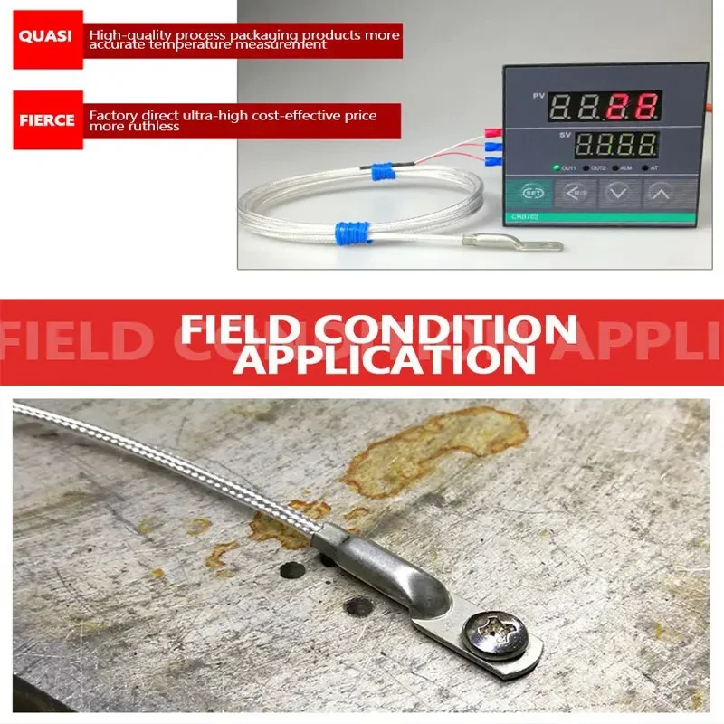 Водонепроницаемый датчик температуры поверхностного монтажа pt100 - Фотография_6