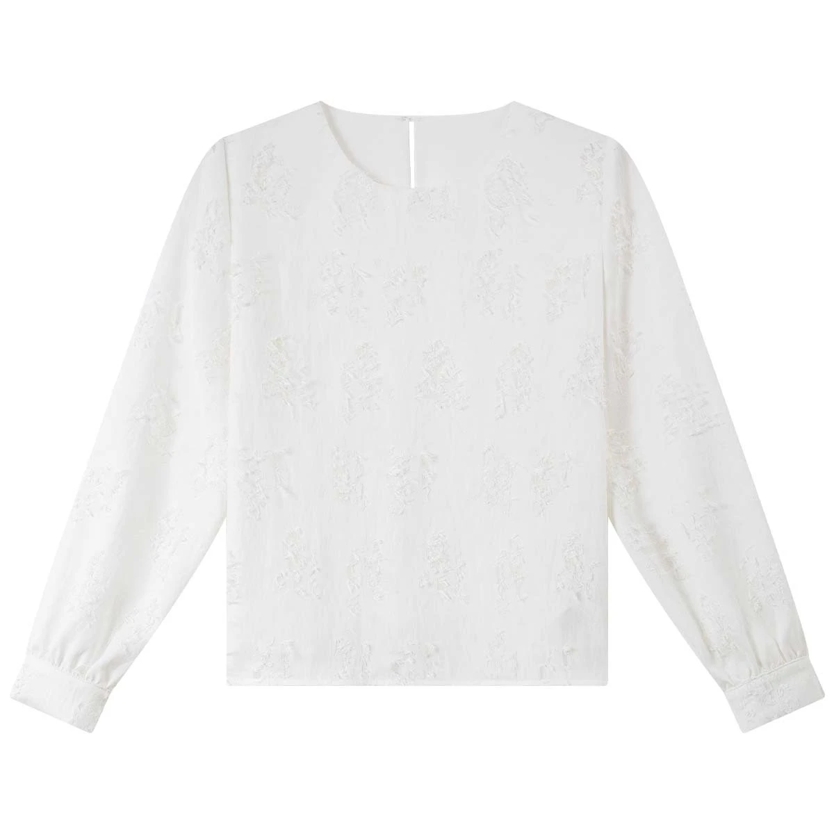 Vimly женская белая блузка с кисточками - Фотография_6