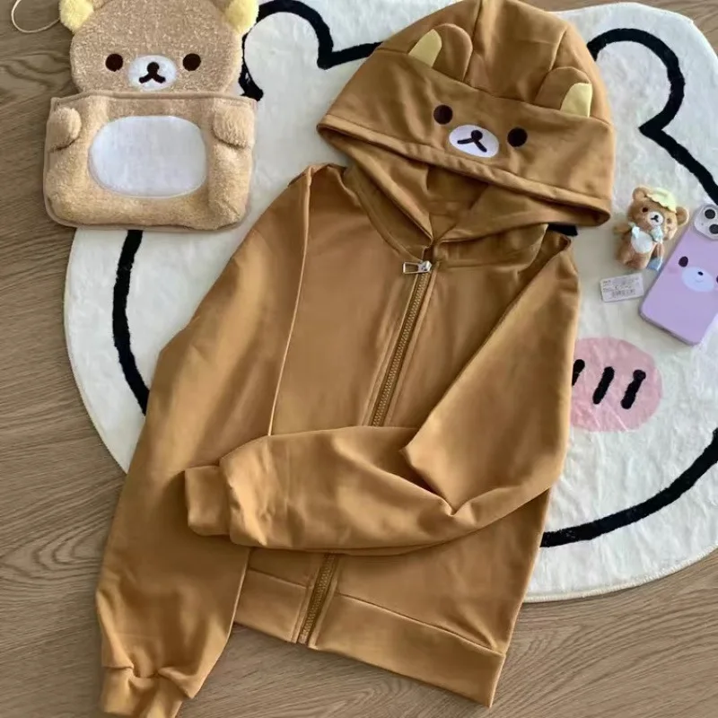 Толстовка с капюшоном в стиле аниме rilakkuma - Фотография_5
