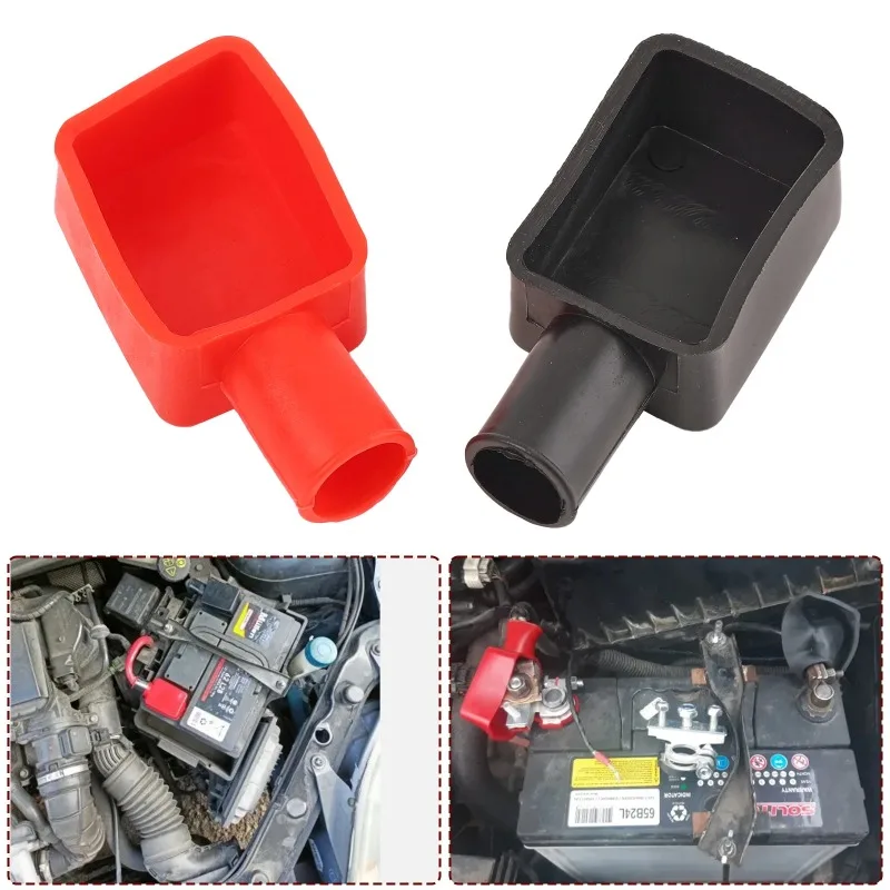 1 пара универсальных автомобильных клеммных колпачков аккумулятора - Фотография_3