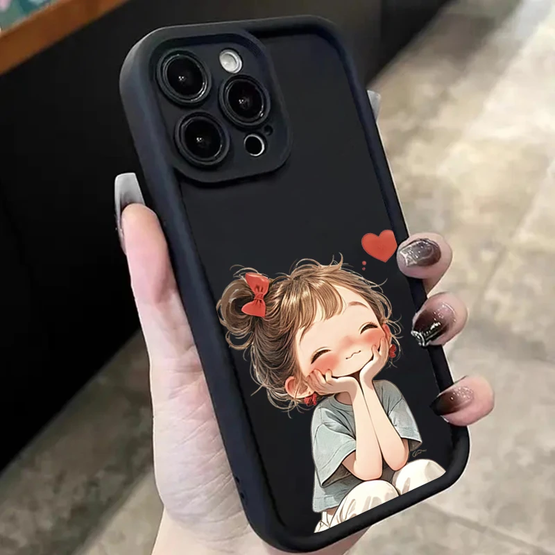 Чехол с минималистичным принтом angry girl для xiaomi redmi 14c - Фотография_5