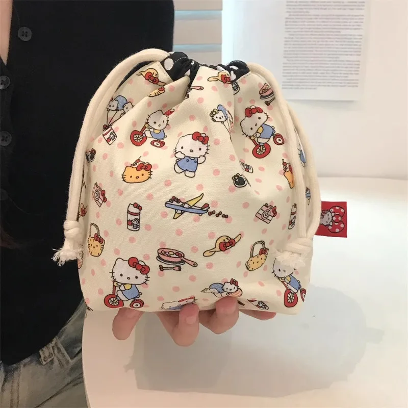 Hello kitty милый мультяшный чехол большой емкости на шнурке - Фотография_2