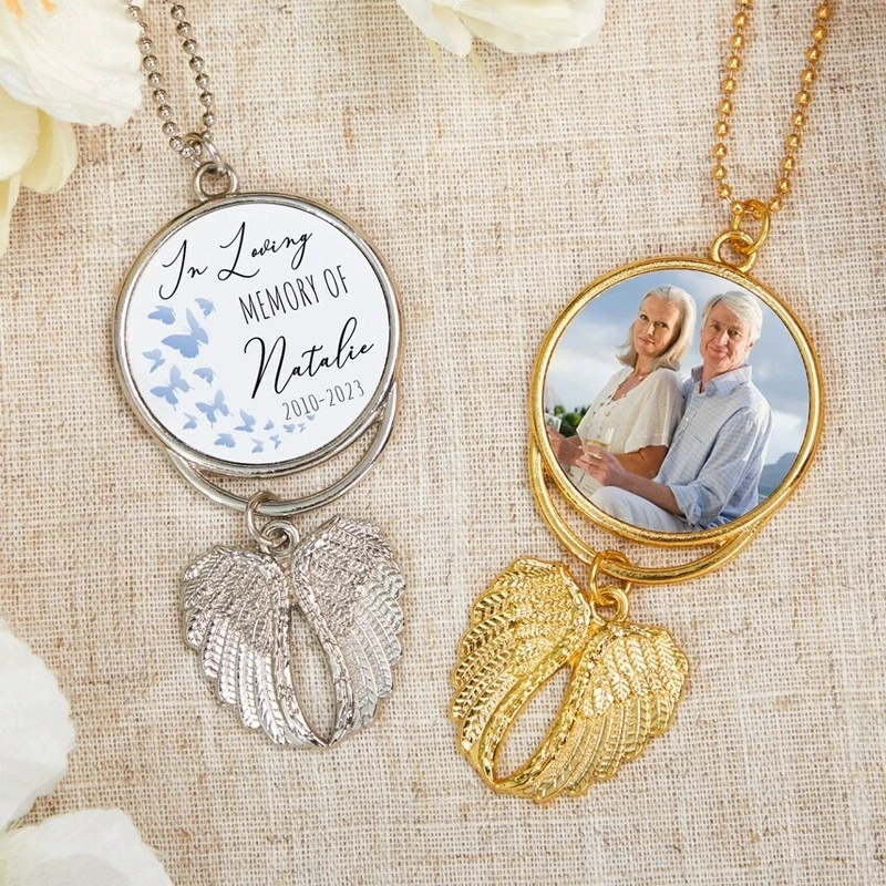 Подвеска для зеркала заднего вида на заказ с крыльями ангела - Фотография_5