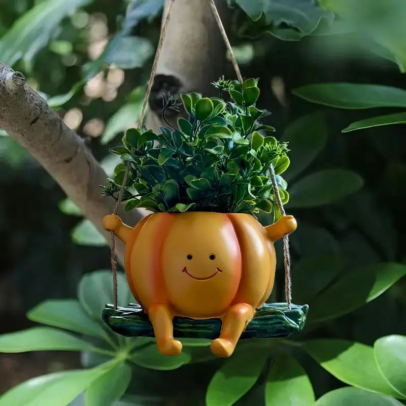 Маленький цветочный горшок-качели - Фотография_2