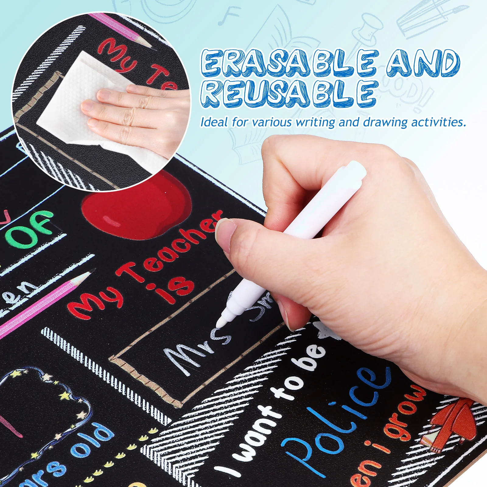 Знак для классной доски «первый день школы» - Фотография_6