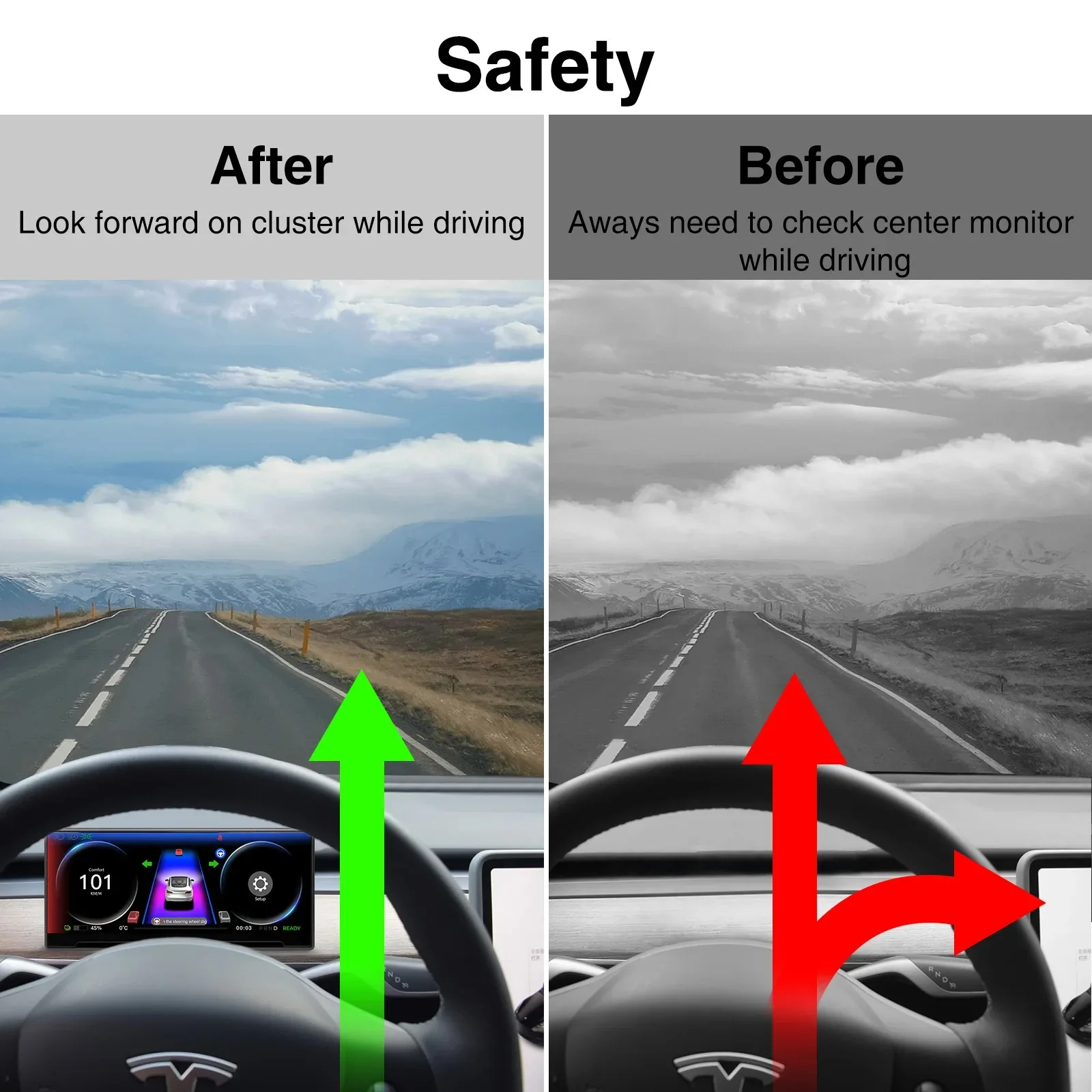 Дисплей heads-up для tesla model - Фотография_5