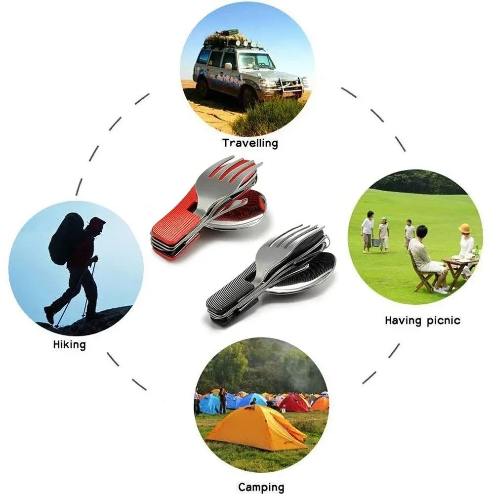 Столовые приборы из нержавеющей стали 4 в 1 - Фотография_5