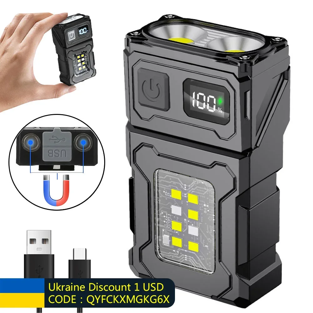 Мини-usb перезаряжаемый светодиодный