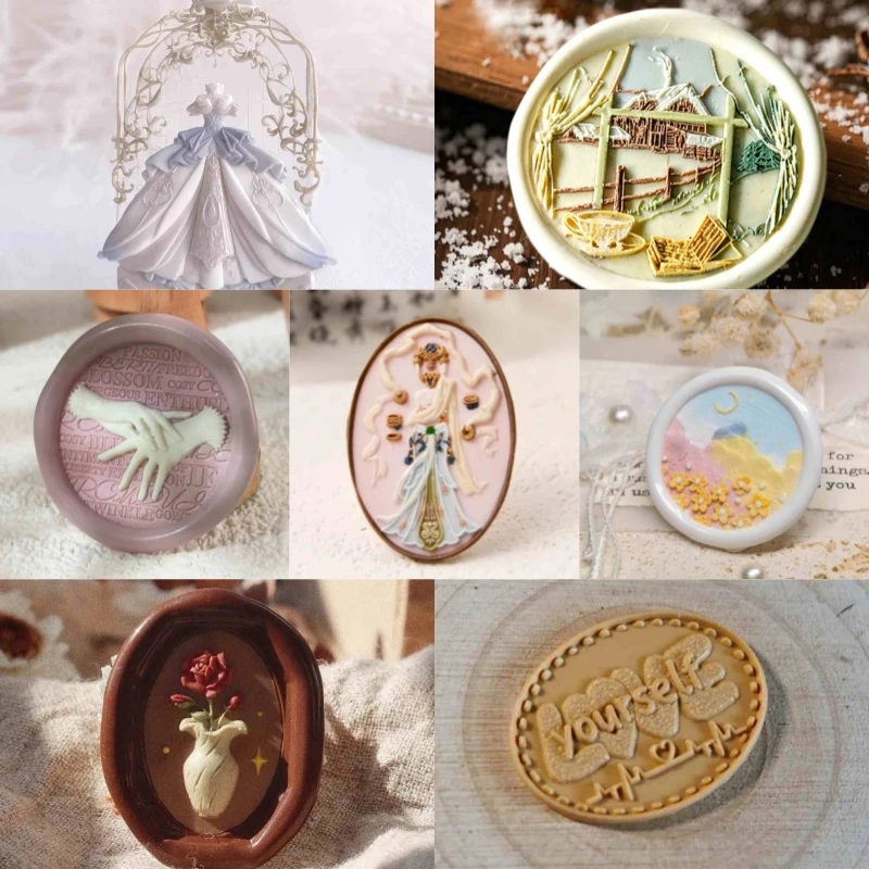 Лаковая печать, цветочная головка - Фотография_2