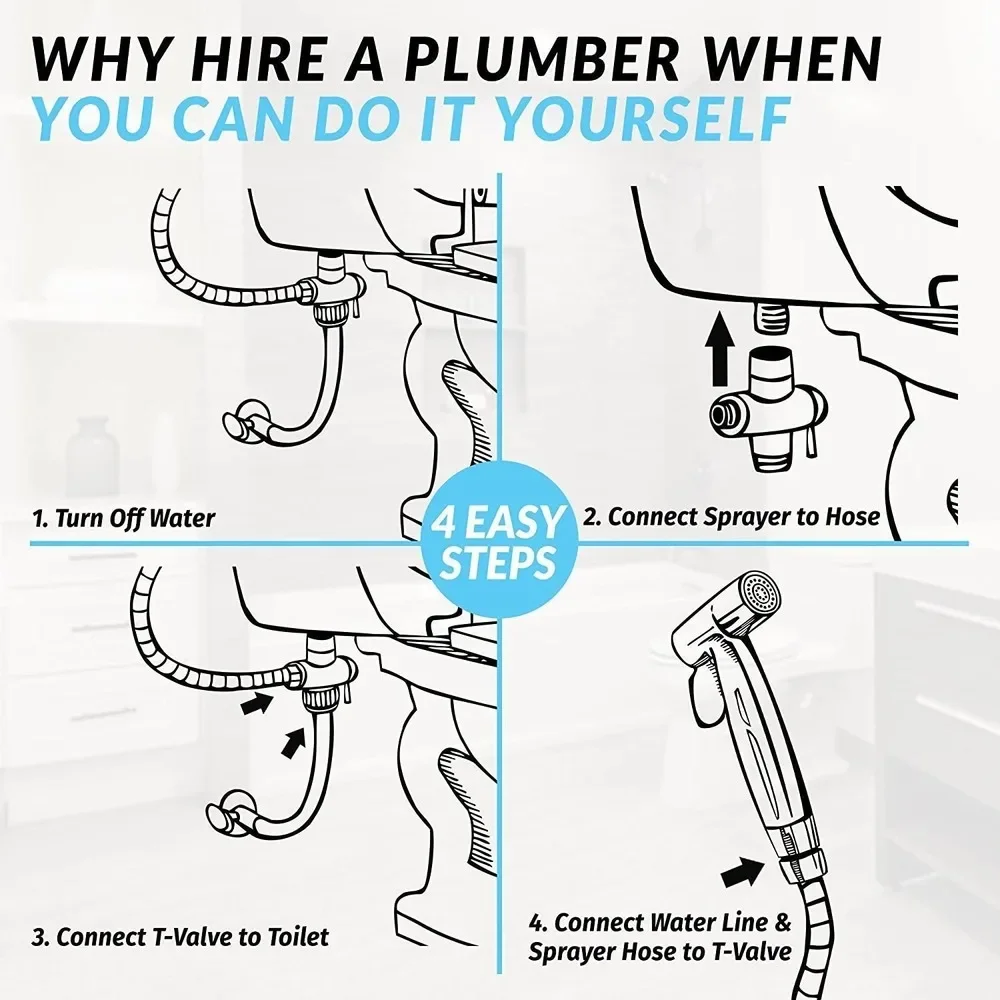 Ручной смеситель для унитаза и биде - Фотография_5