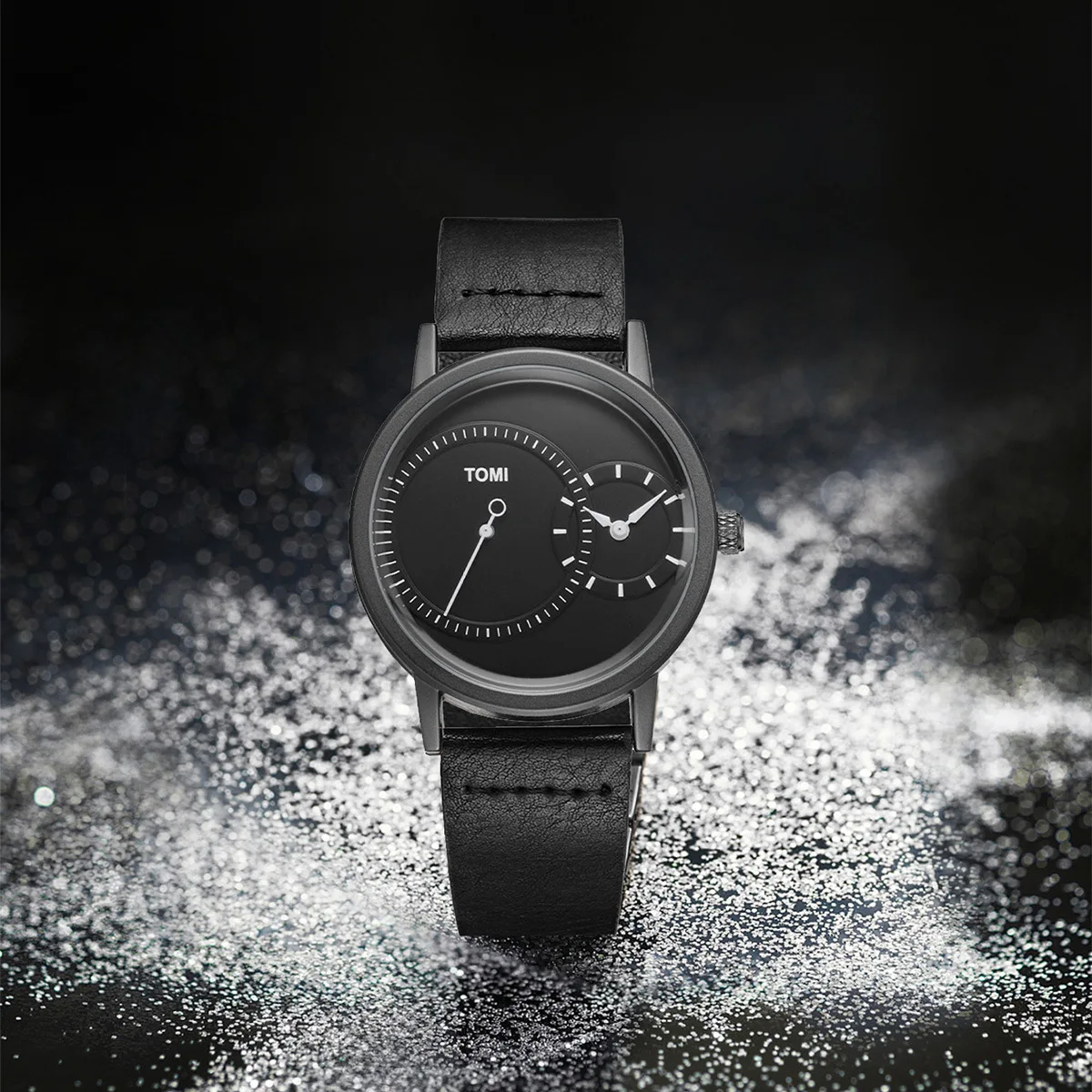 Часы наручные мужские кварцевые в простом стиле - Фотография_2