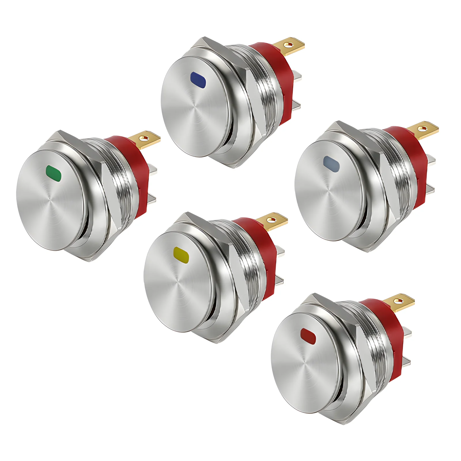 22 мм металлический кнопочный кулисный - Фотография_5