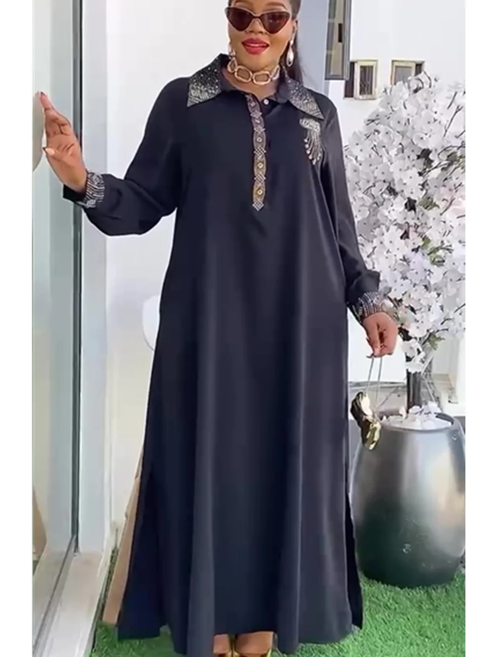 Африканские вечерние платья больших размеров для женщин - Фотография_4