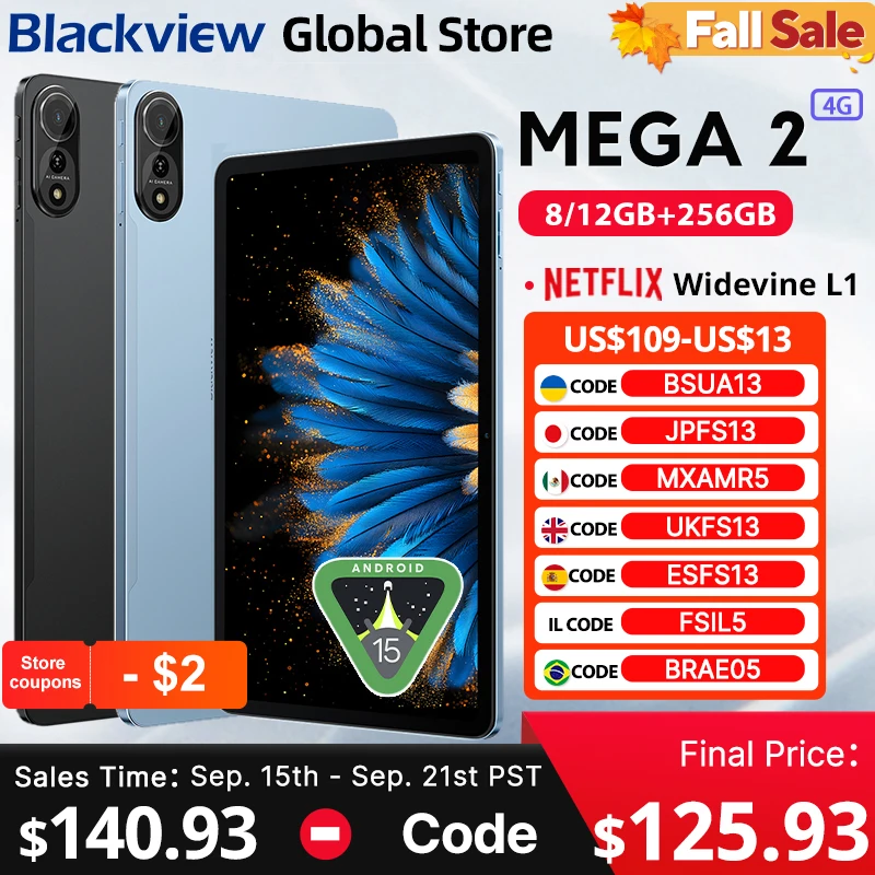 Blackview mega 2 tablets 12 дюймов