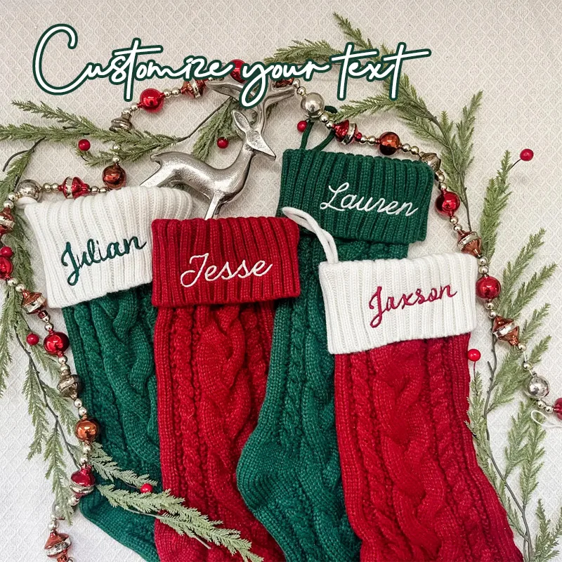 Персонализированные рождественские чулки