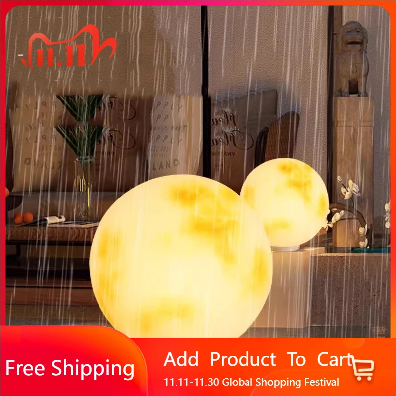 Круглый художественный уличный светильник