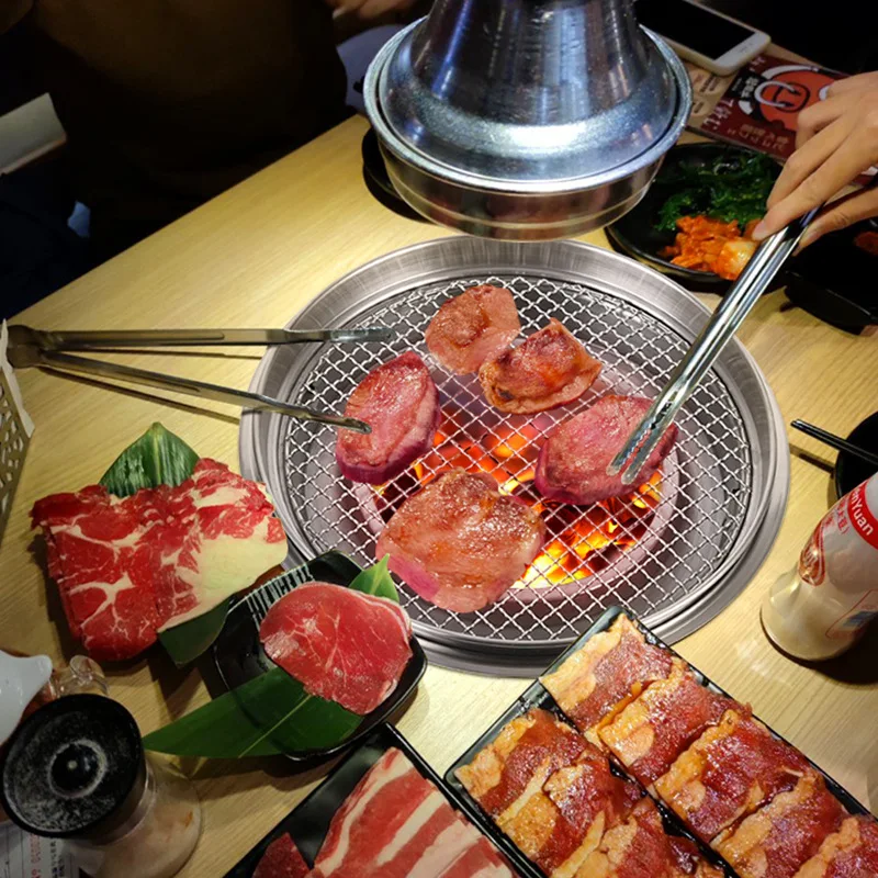 Поднятый угольный гриль из нержавеющей стали - Фотография_4