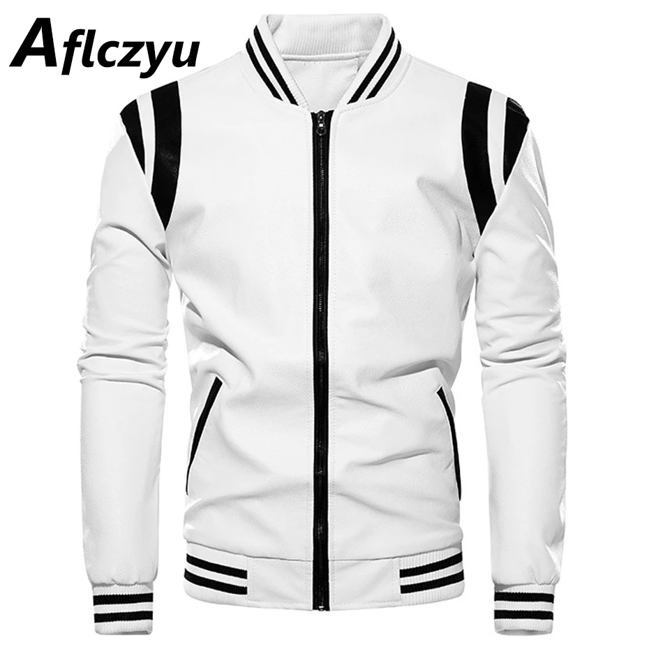 Куртка мужская из искусственной кожи