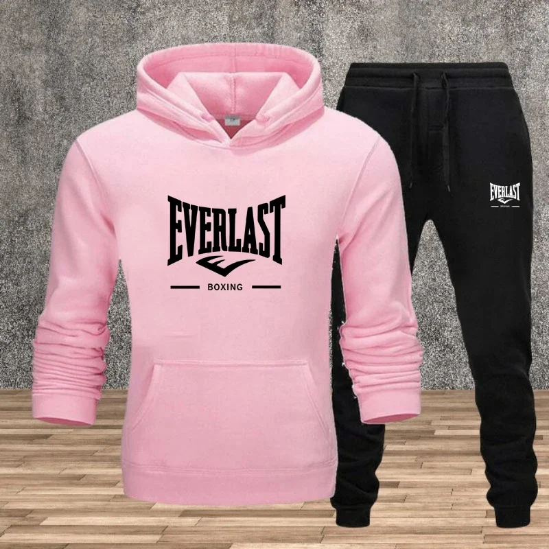 Осенне-зимний мужской комплект: модный пуловер для фитнеса - Фотография_4