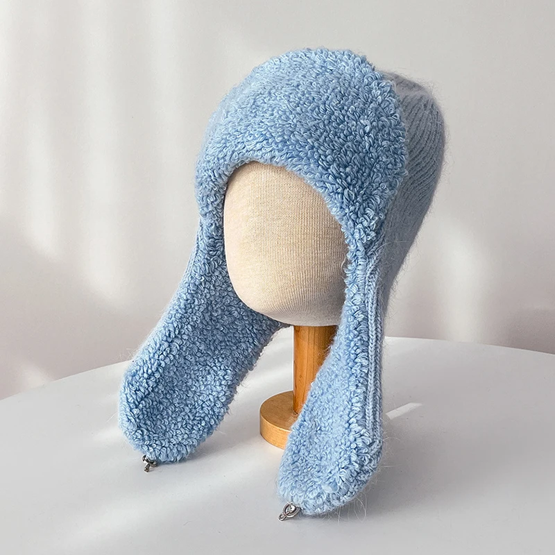 Женская зимняя ангорская вязаная