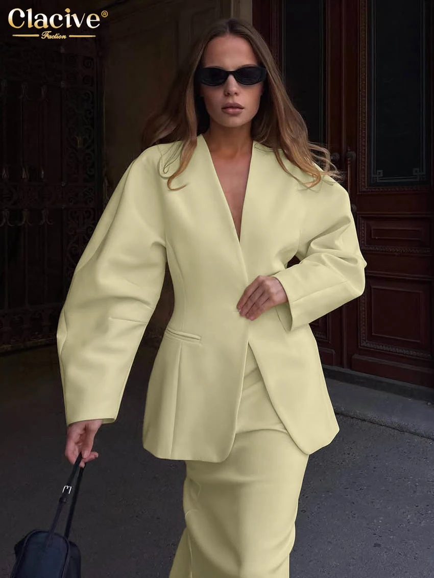 Clacive модный свободный синий - Фотография_5