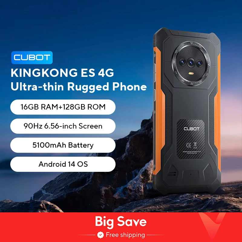 Ультратонкий прочный смартфон cubot kingkong es на базе android