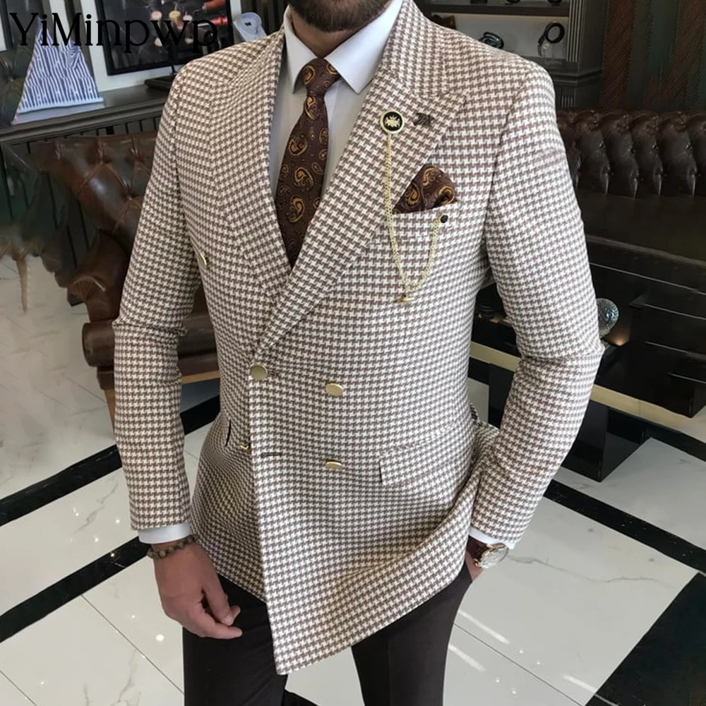 Yiminpwp коричневый мужской полосатый