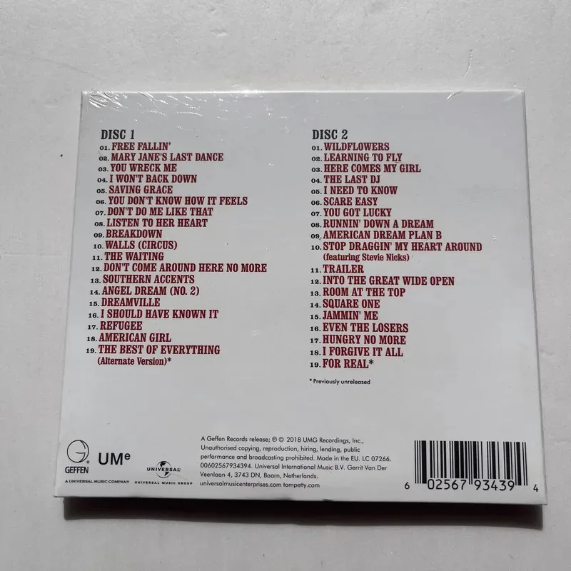 Rock the heartbreakers tom petty music cd best of 1976-2016 альбом 2 шт - Фотография_2