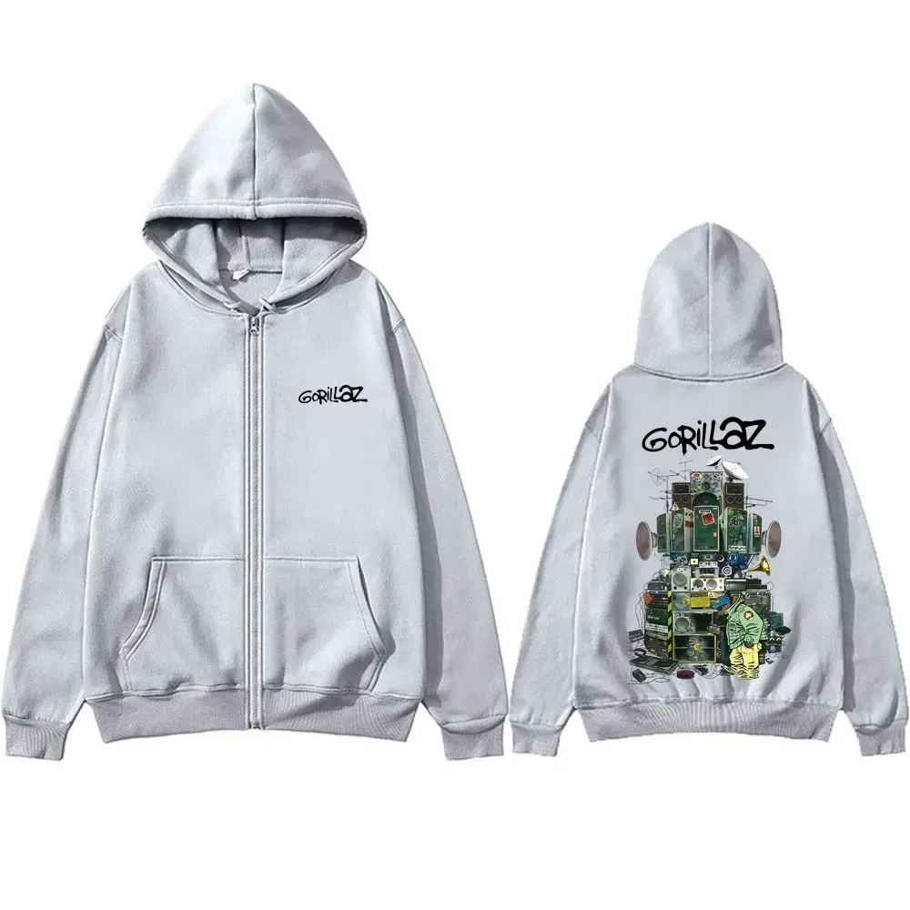 Gorillaz толстовка на молнии с - Фотография_5