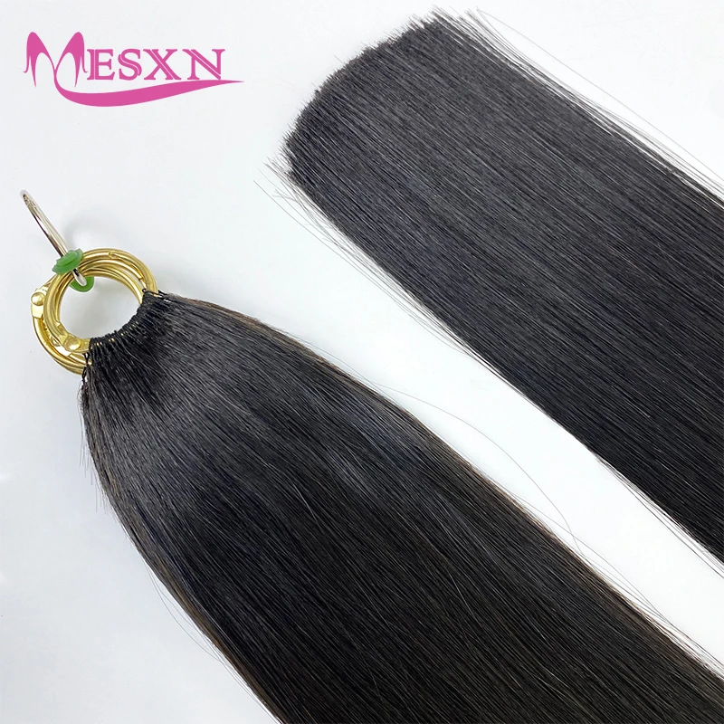 Mesxn перьевые накладные волосы