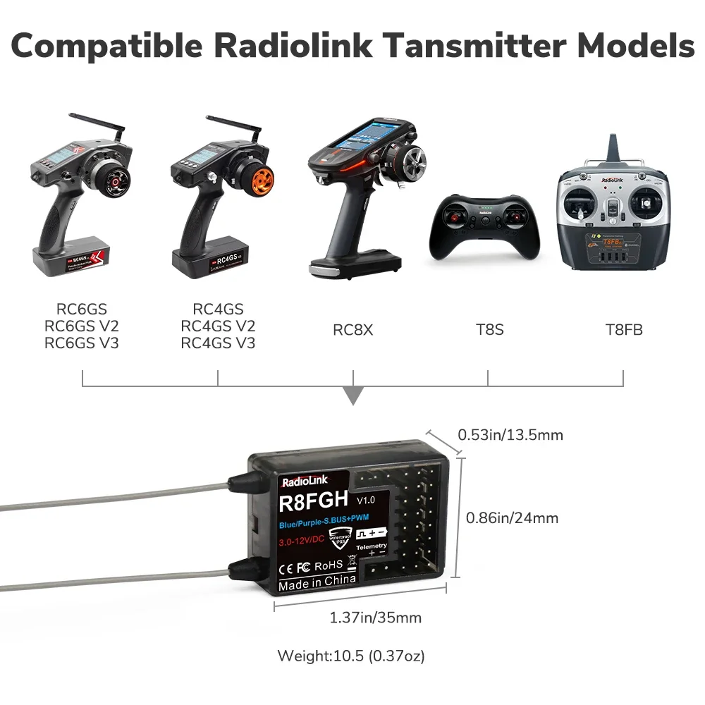 Radiolink r8fgh гироприемник 2 - Фотография_3