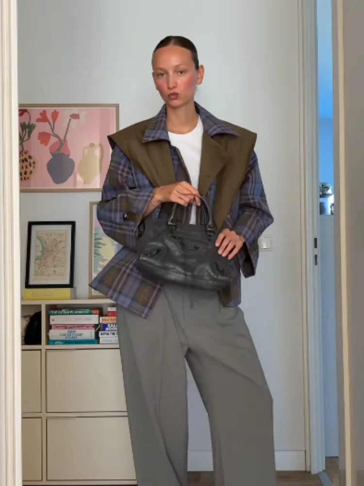 Стильное двустороннее пальто - Фотография_5