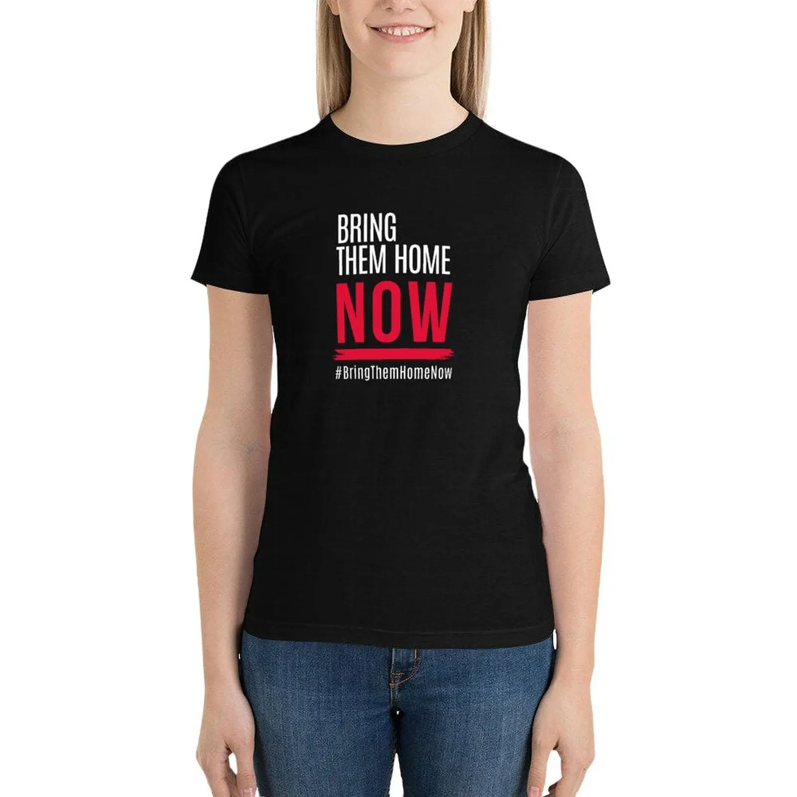 Женская футболка с надписью «bring их home now» - Фотография_4
