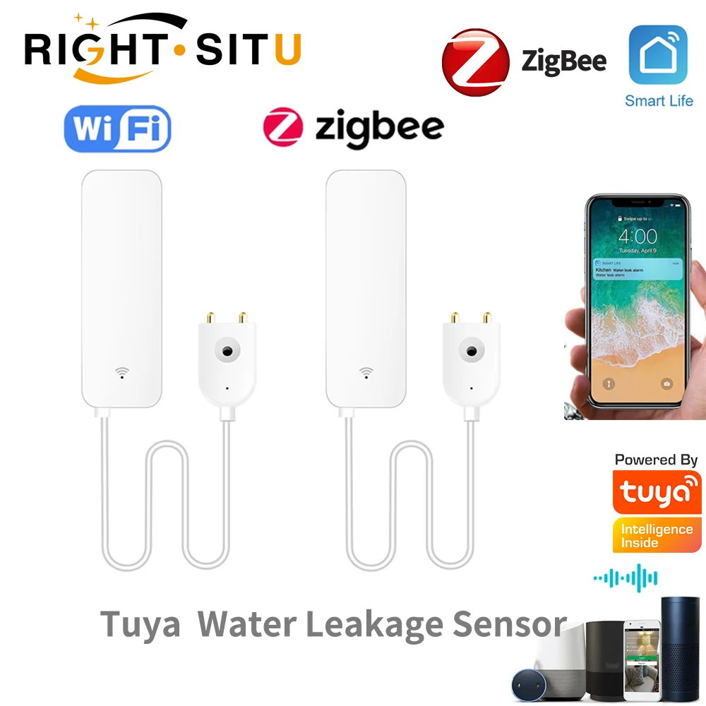 Датчик утечки воды tuya wi-fi