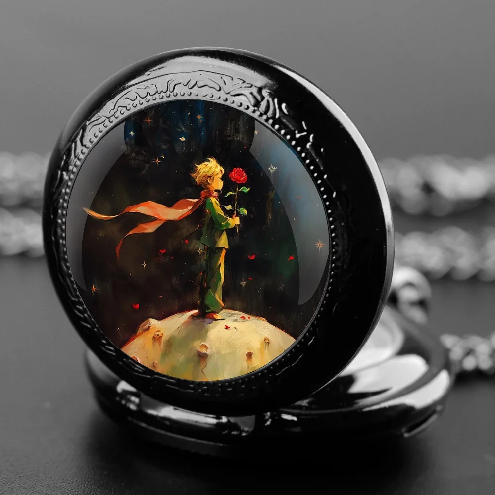 Карманные часы с куполом prince and rose и цепочкой - Фотография_3