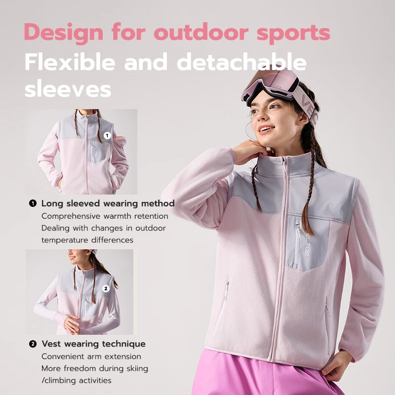 Брендовая флисовая куртка vector - Фотография_3