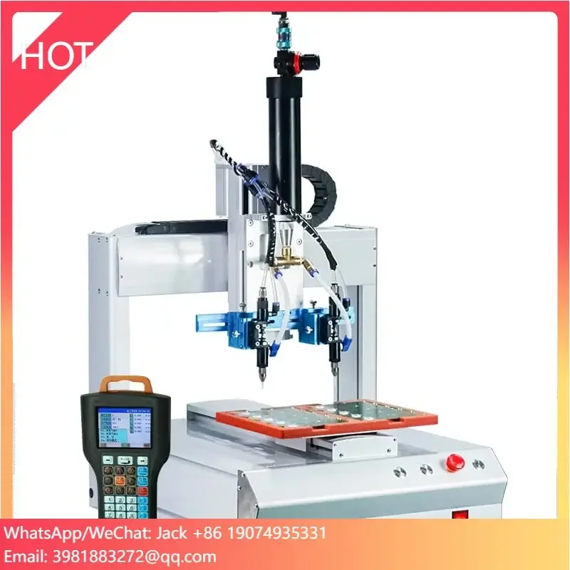 Трехосевой робот-дозатор силикона с двойной головкой