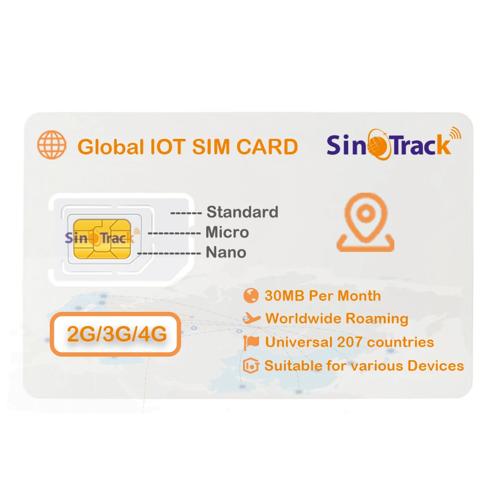 Sinotrack global m2m 1-летняя карта - Фотография_2