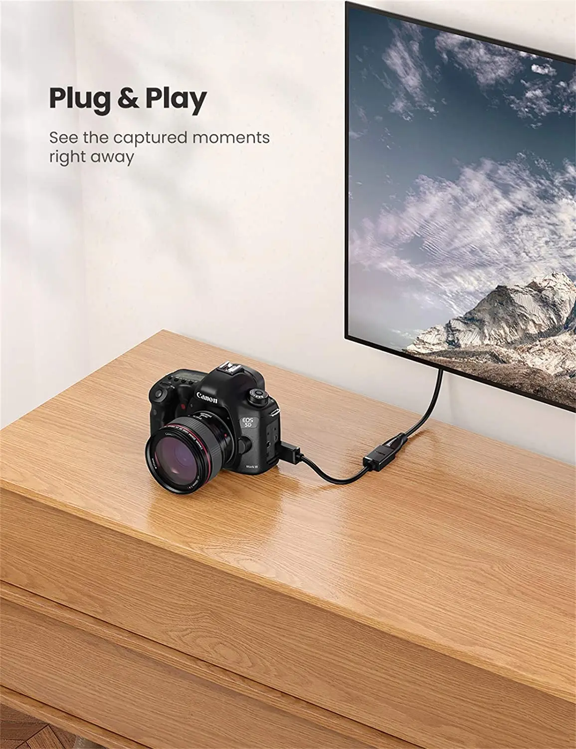 Ugreen mini hd-mi-адаптер mini hd-mi «папа» на hd-mi «мама» кабель 4k - Фотография_5