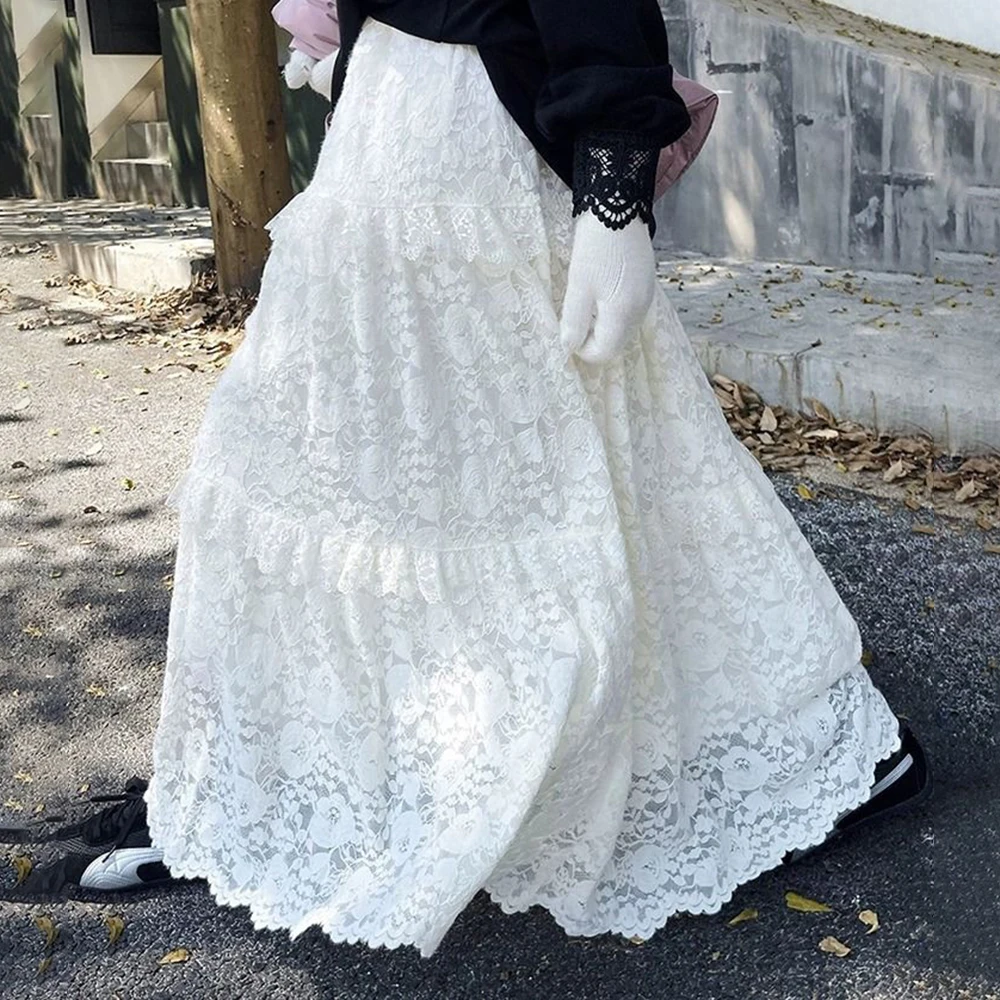 Кружевная юбка-миди - Фотография_2