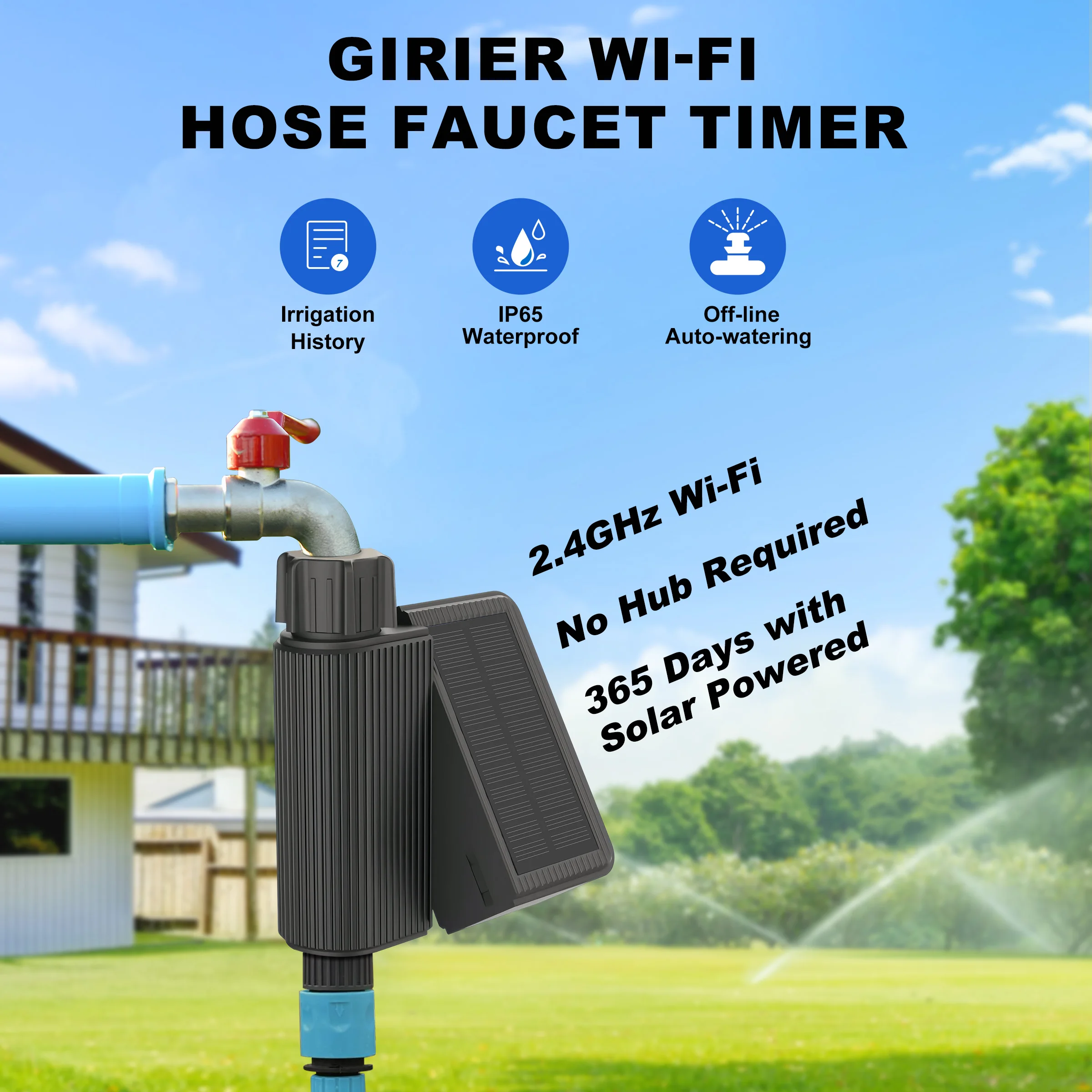 Умный таймер воды girier tuya - Фотография_2