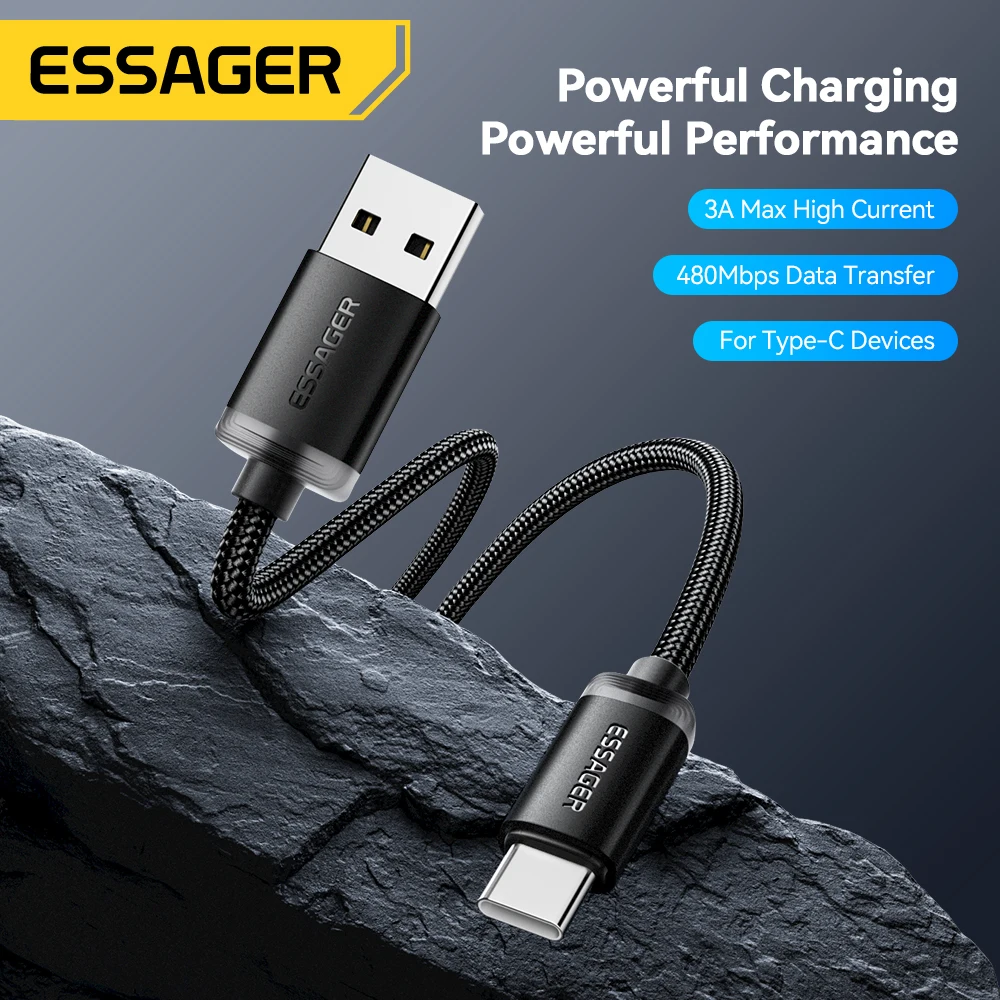 Essager 3a кабель usb типа c usb - Фотография_2