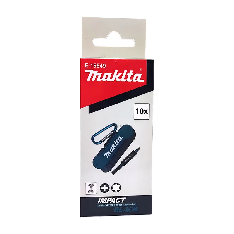 Makita e-15849 набор ударных черных отверток - Фотография_6
