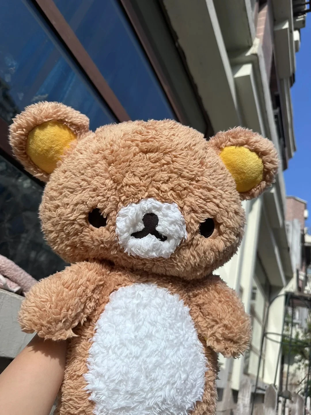 80 см rilakkuma плюшевая игрушка - Фотография_3
