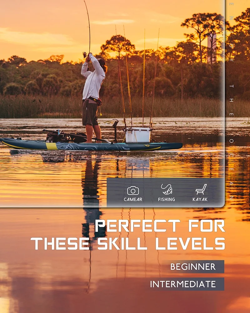 E-sup рыболовная каяк-лодка надувная - Фотография_3