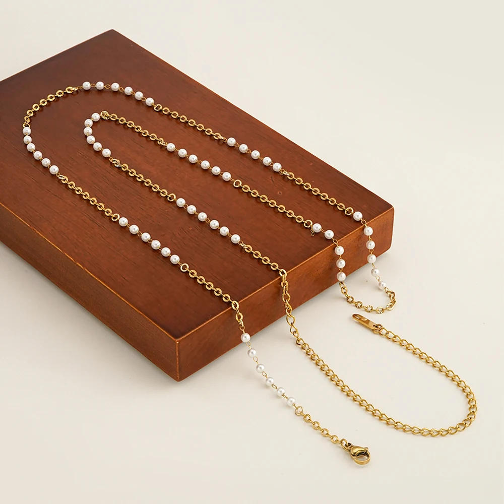 Enfashion поясная цепочка с имитацией жемчуга - Фотография_4