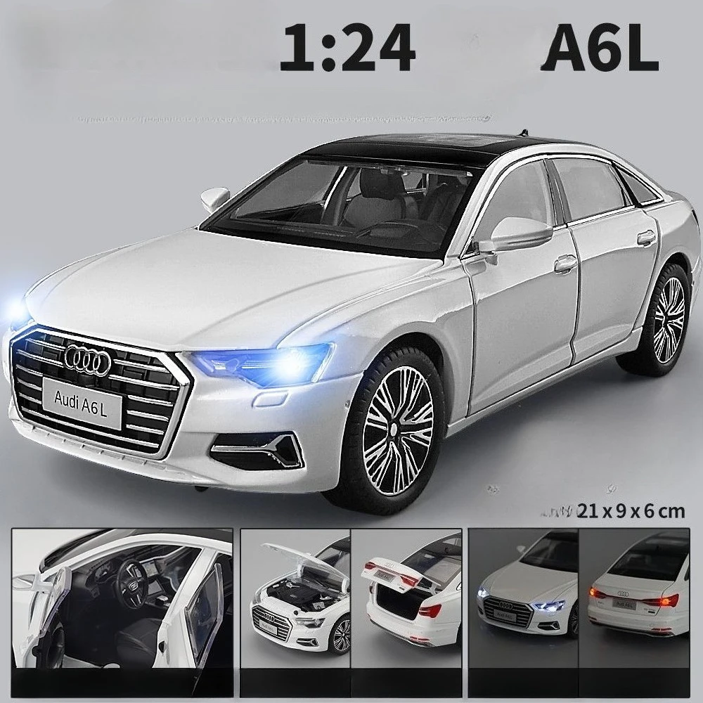 1:24 автомобильные литья из сплава audi a6 и модели игрушечных автомобилей - Фотография_4