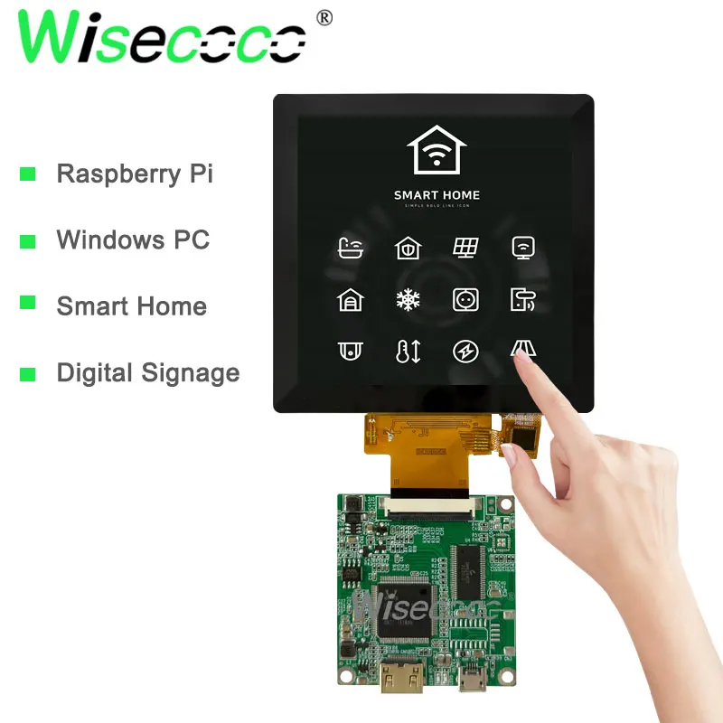 4-дюймовый квадратный жк-дисплей