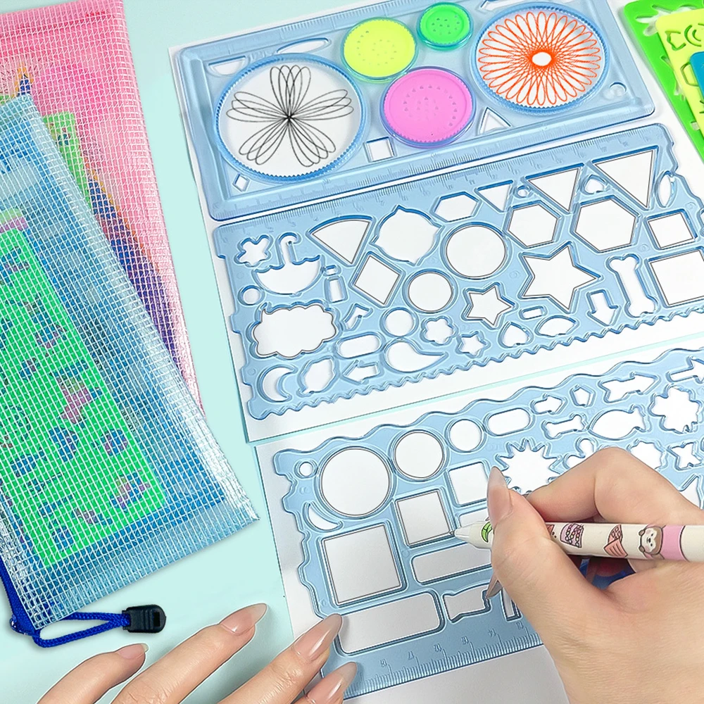 Набор линеек для рисования спирографа - Фотография_2